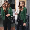 Women's Leather Women's & Faux 2022 Women Top Coat Female Motorcycle Pu Jacket Zipper Outfit Spring Autumn Fashion Blazer