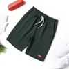 Shorts de cordon d'été Men occasionnel Jogger Jogger Sweathshorts Plus Taille Taille Gymnase Haute Qualité Male Solid Beach Shorts 4XL 210603