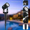 Lawn Lamps Outdoor Landscape Lighting Extendable RGB LED Garden Lights 3W 12V 300 Lumen Waterproof Spotlights For Walls Trees