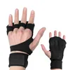 Suporte de pulso Pano de mergulho Luvas esportivas de fitness Palm Guard Silicone antiderrapante Mão para homens e mulheres