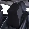 leather car headrest