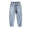 Hommes jean pantalon cheville longueur pantalons de survêtement Baggy 2021 Streetwear survêtement Denim sarouel grande taille 5XL 6XL 7XL Y0927