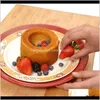 Bakplattor pannor baksida kök matbar hem trädgård droppleverans 2021 6 hål kopp form cake mögel panna nonstick shortcake pan ätbar