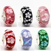 Handmade Lampwork Classic Glass Loose Beads Big Hole Charms Murano Silver Plated 925 Thread Cores In And Be Stamped Broadbrimmed For DIY Bracelets Necklaces Jewelry