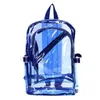 Transparente Reisetasche, Schulsicherheit, transparenter Rucksack, Büchertasche für Studenten