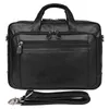 Heren Originele Lederen Travel Business Aktentas Laptop Case Portfolio Schouder Messenger Bags