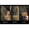 Molle riem Tactische Cellphone Taille Tas Tools Eerste Aid Pouch Black Extension Pocket Hunting Camping Wandeling Accessoires Q0721