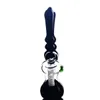 Glas Bubbler Rauchpfeife Zwei Perc Bubbler Handpfeife Rauchen Tabakpfeife Zubehör Wasserpfeife Dab