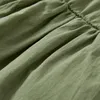 Sommar svart och grön solid skarv utskrift sling rompers (Ruffle tank romer för baby flicka) 210528