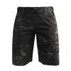 Mäns sommarvandring Shorts Multi Pocket Loose Camouflage Short Outdoor Climbing Army Military Training Tactical S-3XL 210716