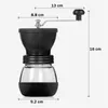 Retro Manual Coffee Grinder Hand Mill ware Beans Pepper Spice Tank Portable Machine 210423