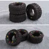 Brinquedos interativos do cão para o diâmetro pequeno do filhote de cachorro do pneu do pneu da cola de vinil 8cm resistente à mordida