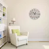 Horloge murale en bois vintage minimaliste salon décor à la maison bois silencieux grand s Art 211110