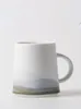Muggar kinesiska kreativa resor te uppsättning keramisk kopp vintage vit blommig porslin med handtag liten present kupell c