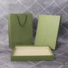 New Green Gift Bag Drawstring G Boxes Pano Sacos Exposição Moda Cintos Cachos Roupas Sacos de Jóias Colares Braceletes Brincos Chaveiros Embalagens De Varejo