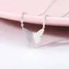 Designer colar de jóias de luxo 1 pc 2021 linda cor prata cor borboleta para mulheres simples inseto longo festa amor presentes