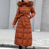 Women's Down & Parkas 2021 Style Trendy Coat Women Winter Jacket Cotton Padded Warm Maxi Puffer Ladies Long Coats Parka Femme