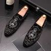 summer designer Men Groom shoes hairstylist rivet embroidery Luxury Flat Walking Dress Party Footwear