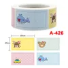 500 pcs/roll Pupils kindergarten name Labels stickers cute handwritten wholesale the non-drying label sticker children Gift