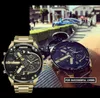 Нарученные часы мужские часы моды Big Dial Trend Bracelet Bracelet Clasp из нержавеющей стали Quartz Trending Products 2022