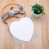 Heart Shaped Sublimation Blanks Pussel Jigsaw Puzzle DIY Pussel Värme Pressöverföring Hantverk Blank Pussel Sublimation Pussel Blanketter