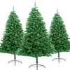 Ghirlande di fiori decorativi 45 60 90 120 150 180 cm Albero di Natale verde Mini decorazione artificiale Babbo Natale Figurine regalo