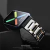 Zespoły obserwuj luksusowy pasek ceramiczny do zegarku Ultra opaska Wymień opaskę ze stali nierdzewnej Iwatch Serie