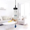 Wood Aluminum Tube Pendants Creative Mini Metal Wind Chime Home and Car Winds Chimes Pendant Decoration Craft Gifts ZC371