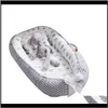 Cribs 8853cm yastık portatif beşik seyahat bebek toddler pamuklu beşik doğmuş bebek yatağı bassinet tampon lj200818 fzggq s5619921