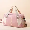 Bolsas de ombro de mulheres, atmosfera simples, contraste em colorir bolsa de viagem ao ar livre fitness seca e molhada separação feminina bolsas smal217r