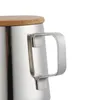 Kaffekanna Rostfritt stål Gooseneck Kettle Tekanna Induktion Spismaskin Espresso Percolator Barista 210423