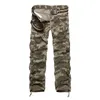 Pantalon de jogging de poche en coton, grande taille, pantalon militaire pour hommes, ample et confortable, pantalon cargo pour hommes X0621
