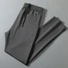 Pantaloni da uomo Pantaloni casual da lavoro autunnali e invernali Vita elastica Tubo dritto Moda Sport comodi