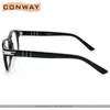 Mode Lunettes De Soleil Cadres Conway Rétro Carré Lunettes Cadre Clair Lentille Lunettes Pour Hommes Femmes Marque Conception Optique Qualité Acétate Havana Bl