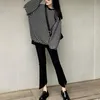Hoodies das mulheres moletom harajuku pulôver crewneck camisola mulheres faculdade preto e branco hoodie listrado manga comprida polerones 2021