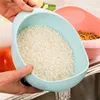 Riz Tamis Plastique Passoire Tamis Riz Lavage Filtre Passoire Panier Cuisine Outils Haricots Tamis Bol Égouttoir Nettoyage par la mer RRB13691