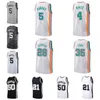 Maillots de basket-ball Maillot Dejounte Murray Keldon Johnson # 28 Derrick White # 4 David Robinson # 55 Hommes Jeunes S-XXL