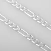 2MM Silver plated Chain Necklace For Women Men Fashion Gold Colors Choker Chains Fit Pendant Jewelry 16-30 inches