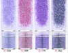 40 stilar 10 ml / burk 3D Nail Art Sequins Nailpolish Glitter Pulver Makeup Dekorationer Holografisk effekt