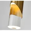 Lampka wisząca Lekka LED Postmodernistyczne nordyckie bar do sypialni lampa sypialnia Dupleks schodowe długi żyrandol
