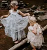 Sommer Monther und Tochter Familie passende Mädchen Pailletten Stern Schicht Kleid Mutter Rock Kleidung E19529 210610