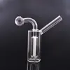 Fabrikspris Mini Pocket Glasolja Brännare Bong för oljeplattor Vattenrör Små DAB Rig Ash Catcher Recycler Rökning Rör DHL Gratis