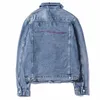 Designe herenjas denim heren dames hoge kwaliteit casual jassen zwart blauw mode stylist jas bovenkleding maat M-XXL