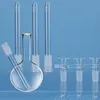 Glass Bong Downstem Diffuser with 14mm Male Bowl High Quality Pipes Down Stem 19mm to 14mm Clear Adapter Tube For Smoking Water Pipe Bongs Bowls