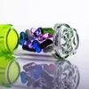 Pilules colorées, bouteilles de narguilé, Recycler Carta ou Peak Glass Accessoire