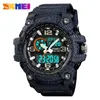 SKMEI Top Brand Luxury Sport Watch Men Military 5Bar Orologi al quarzo impermeabili Dual Display Orologi da polso relogio masculino 1283 X0625