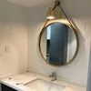 鏡の鉄の壁掛け人格の丸い鏡の創造的な浴室シンプルなファッションの装飾の虚栄心