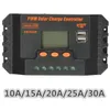 LCD 10/15/20 / 25 / 30A 12V / 24V PWMソーラーパネルレギュレータ充電コントローラ -  10A