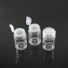 5g 10ml Pots de poudre en vrac vides transparents avec 1/3/12 trous Sifter Nail Fard à paupières Poudre scintillante Bouteilles rechargeables Conteneur 100pcs Prix usine conception experte Qualité