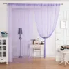 Cortina frisada Glitter Crystal Tassel corda linha Cortinas de porta de janela Divisor Divisor Decorativo Tule Cortinas para sala de estar 210712